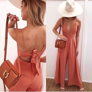 Pink/Orange Jumpsuit